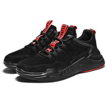 Load image into Gallery viewer, SUROM Running Shoes For Men Summer Sneakers Breathable Mesh Outdoor Sport Shoes Men Increase Black Upper Lace Up Male Shoes
