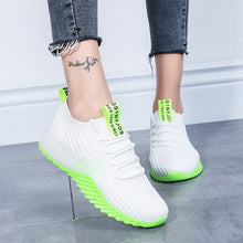 Load image into Gallery viewer, Summer Breathable Sneakers Woman Sports Shoes Sport Women's Running Shoes 2019 White Zapatos Mujer Fitness Tennis Training B-261
